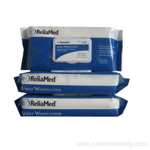 Individually Wrapped Adult Wash Cloths Wet Wipes